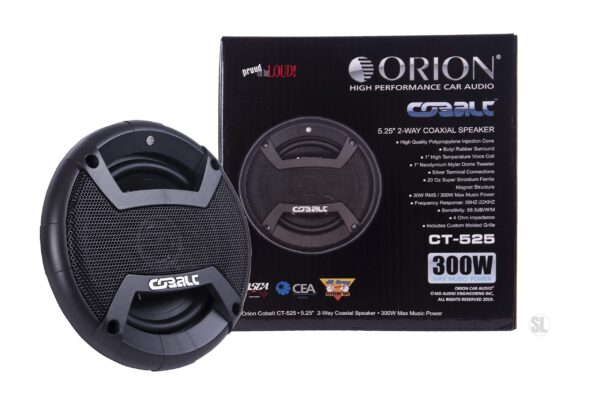 PARLANTE ORION SERIE CT-525 ALTAVOZ COAXIAL DE 5.25” 2 VÍAS 300 WATTS