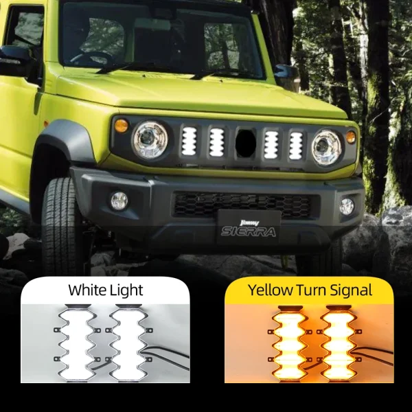 CSCSNL-luces LED de circulación diurna, intermitente amarillo, para Suzuki Jimny 2019 2020 2021, 4 unidades - Imagen 6