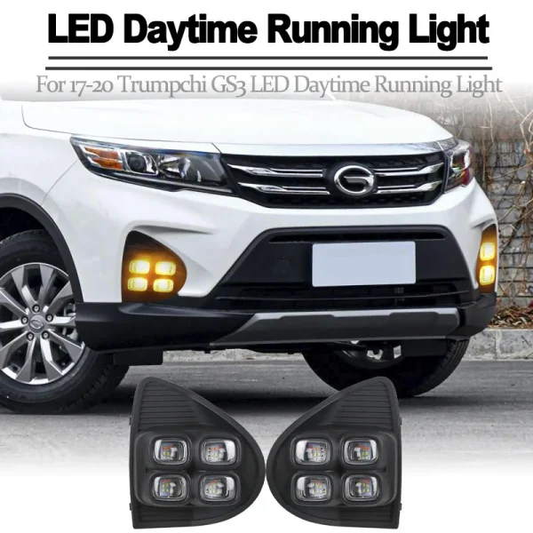 Luz LED de circulación diurna para Trumpchi GS3 2017-2018-2019-2020, Neblinero DRL 12v - Imagen 5