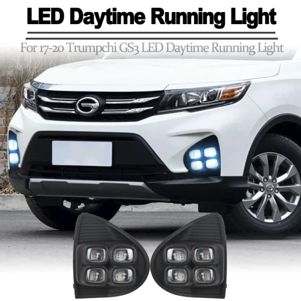 Luz LED de circulación diurna para Trumpchi GS3 2017-2018-2019-2020, Neblinero DRL 12v - Imagen 6