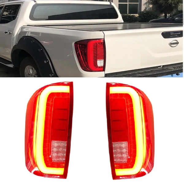 Luz LED trasera de freno para coche, intermitente para Nissan Navara NP300 Pickup 2015, 2016, 2017, 2018, 2019, 2020, 2021 Faro posterior LED - Imagen 3