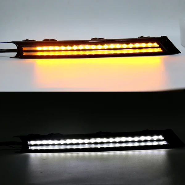 Luz de circulación diurna Led brillante de doble color para Mazda CX-5, 2017, 2018, 2019, DRL, conducción automática, accesorios de señal de giro - Imagen 5