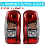 Luz trasera izquierda/derecha para Mitsubishi L200 Triton 2019-2020, Faro Posterior LED de marcha atrás de freno lateral