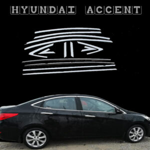 BISELES CROMADO HYUNDAI ACCENT 2012 2014