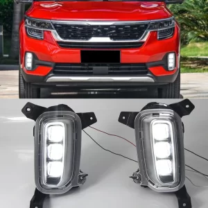 Neblineros LED de circulación diurna para KIA Seltos KX3 2020 2021