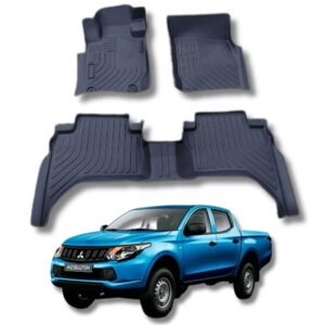 Moquetas Termoformadas 3D Tipo Bandeja Mitsubishi L200 2015 2016 2017 2018 2019 2020 2021 2022 2023 2024 2025