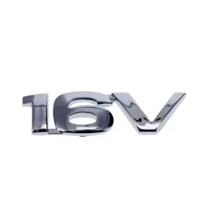 EMBLEMA 16V PLATA