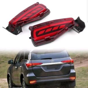 Luz Posterior 3 Funciones Reflector Parachoque LED «Toyota Fortuner 2015 2016 2017 2018 2019 2020 2021 2022 2023 2024