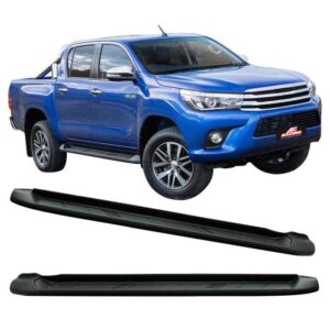 ESTRIBO TOYOTA REVO  2016 2017 2018 2019 2020 ALUM NEGRO  2PZ