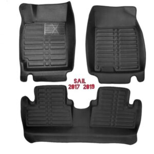 MOQUETA TERMOFORMADA 7mm CHEVROLET BEAT/SPARK GT 2019-2020 ACOLCHONADA NEGRO 3PCS
