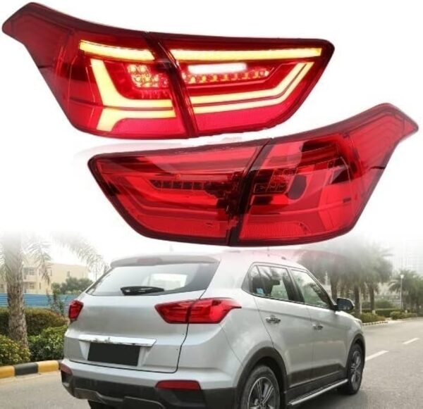 FAROS POSTERIORES HYUNDAI CRETA IX25 2015 2016 2017 2018 2019 2020 ROJO
