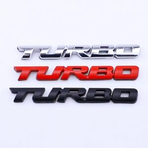 EMBLEMA METALICO TURBO