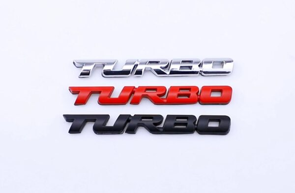 EMBLEMA METALICO TURBO