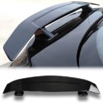 Alerón Trasero Ancho Negro Brillante – Diseño Racing para Autos Deportivos