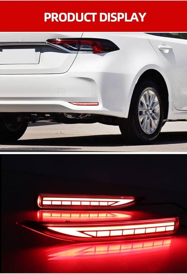 LUZ GUARDACHOQUE 3 FUNCIONES «TOYOTA COROLLA HYBRIDO 2019 2020 2021 TOYOTA ALLION 2021»
