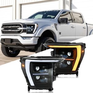 FARO DELANTERO FORD  F-150 2022+ LED  BLANCO-2 LENTES 2PCS  LH+RH
