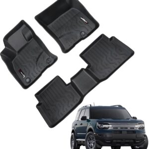 JUEGO DE MOQUETAS P/FORD BRONCO SPORT 2022-2024  (2 FILAS / 3 PIEZAS)