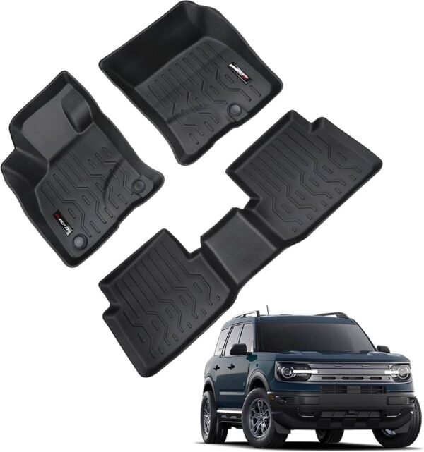 JUEGO DE MOQUETAS P/FORD BRONCO SPORT 2022-2024  (2 FILAS / 3 PIEZAS)