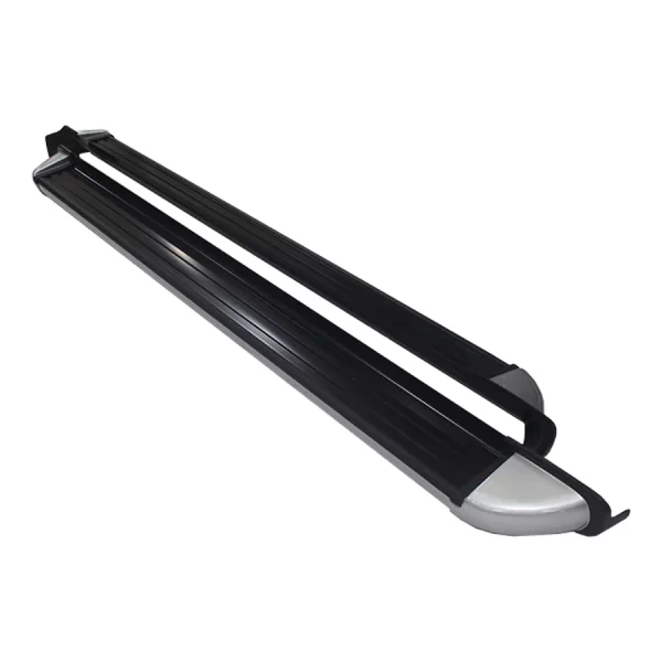 ESTRIBO NISSAN NP300/  FRONTIER 2016-2018   ALUM NEGRO SILVER  CLARO 2PZ