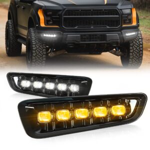 LUZ DIURNA + LUZ DIRECCIONAL FORD F150 2016 2017 2018