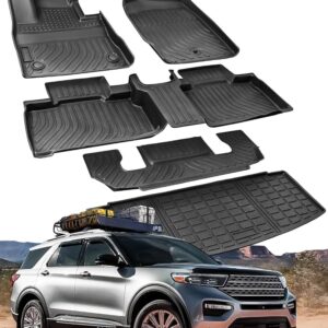 JUEGO DE MOQUETA P/FORD EXPLORER XLT 2022-2025 (3 FILAS / 4 PIEZAS)