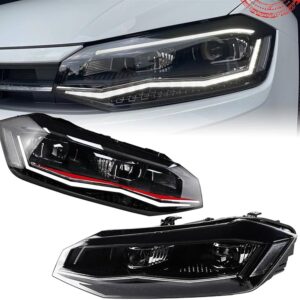 FAROS PRINCIPALES PLOMO O ROJO VOLKSWAGEN POLO 2019-2021