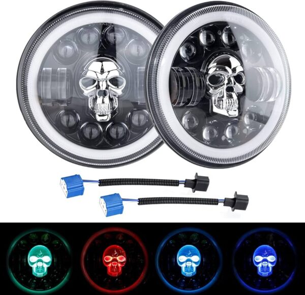 FOCO LED REDONDO CALAVERA