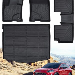 JUEGO DE MOQUETAS P/ FORD ESCAPE 2022-2024 (2 FILAS / 3 PIEZAS)