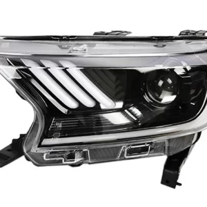 FAROS DELANTEROS FORD  RANGER 2017-2021 LED  TIPO MUSTANG BLANCO  2PCS LH+RH