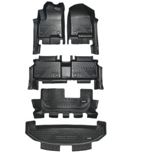 Juego De Moquetas Termoformadas Tipo Bandeja P/Tiggo 8 /  Pro 2021/2022/2023 (3 Filas / 4 Piezas)