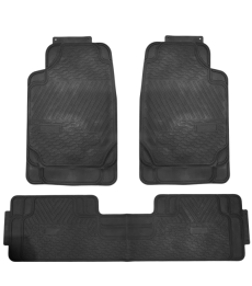 MOQUETA UNIVERSAL PVC 70.5X44.5CM 3.5KG NEGRO 3PCS