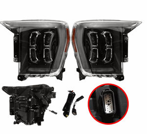 FARO DELANTERO FORD  F-150 2022+ LED  BLANCO-4 LENTES 2PCS  LH+RH
