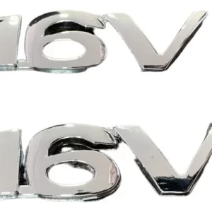 EMBLEMA 16V PLATA