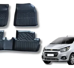 JUEGO DE MOQUETAS 3D P/ CHEVROLET SPARK GT Y BEAT  2019 - EN ADELANTE