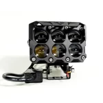 Neblinero Cuadrado Led Explor Bicolor 6 Lupas