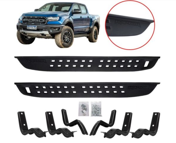 ESTRIBO RAPTOR FORD  RANGER 2015-2018  ALUM NEGRO 2PZ