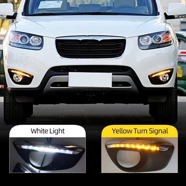 LUZ DIURNA DRL HYUNDAI SANTA FE 2010 2011 2012