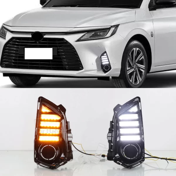 LUZ DIURNA + LUZ DIRECCIONAL TOYOTA YARIS 2022