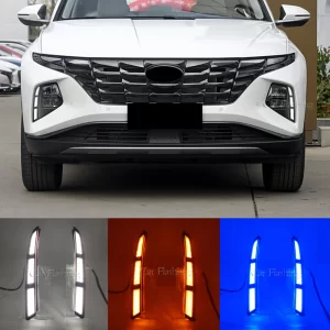 LUZ DIURNA + LUZ MEDIA + LUZ DIRECCIONAL HYUNDAI TUCSON NEW 2021 2022 2023 2024