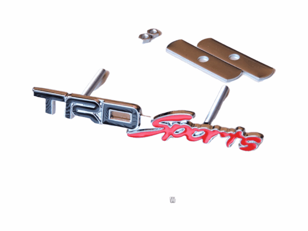 EMBLEMA METÁLICO TRD SPORT -