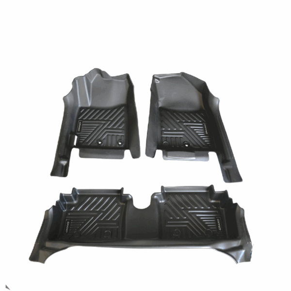 JUEGO DE MOQUETAS 5D PARA/ HYUNDAI GRAND I10 SEDAN Y HATCHBACK 2024 (2 FILAS / 3 PIEZAS