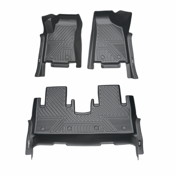 JUEGO DE MOQUETAS TERMOFORMADAS TIPO BANDEJA 5D P/ SWM GO1 - GO1F 2023 (2 FILAS / 3 PIEZAS)