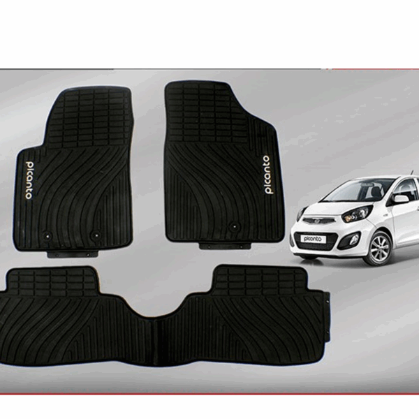 MOQUETA KIA PICANTO R 3 PCS NEGRO