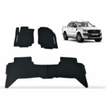 Moqueta Ford Ranger 2016 2017 2018 2019 2020 2021 2022 2023 2024 2025 4pcs Negro