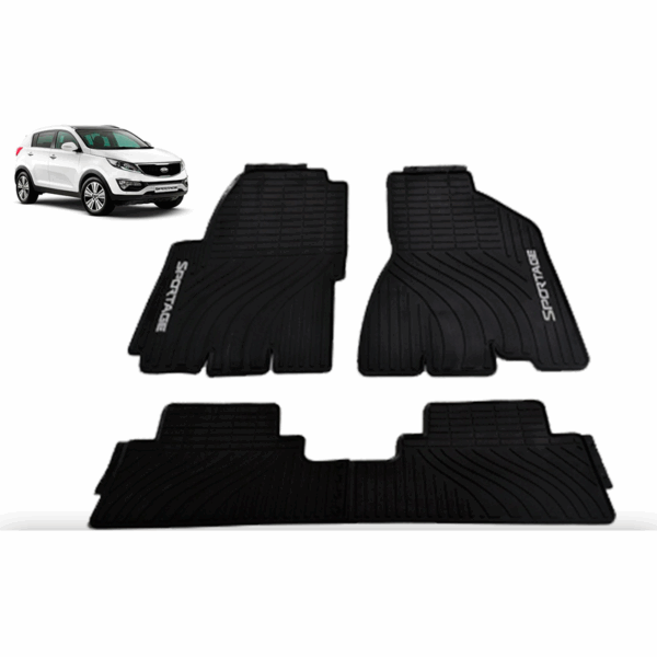 MOQUETA KIA SPORTAGE 4PCS negro 2010-2016