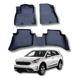 JUEGO DE MOQUETAS P/KIA NIRO 2022-2024  (2 FILAS / 3 PIEZAS)