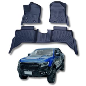 JUEGO DE MOQUETAS 3D P/ FORD RANGER  2018-2024