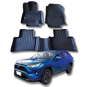 JUEGO DE MOQUETAS 3D P/ TOYOTA RAV4   2019 - EN ADELANTE (2 FILAS / 3 PIEZAS)
