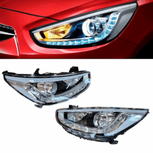 Faro delantero LED Para Auto Hyundai Accent verna 2010/2011/2012/2013/2014/2015/2016