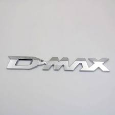 EMBLEMA DMAX PLATA